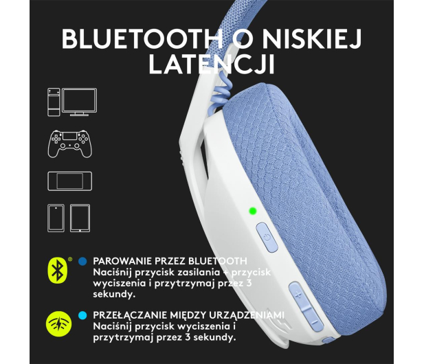 LOGITECH G435 White - 680425 - zdjęcie 8